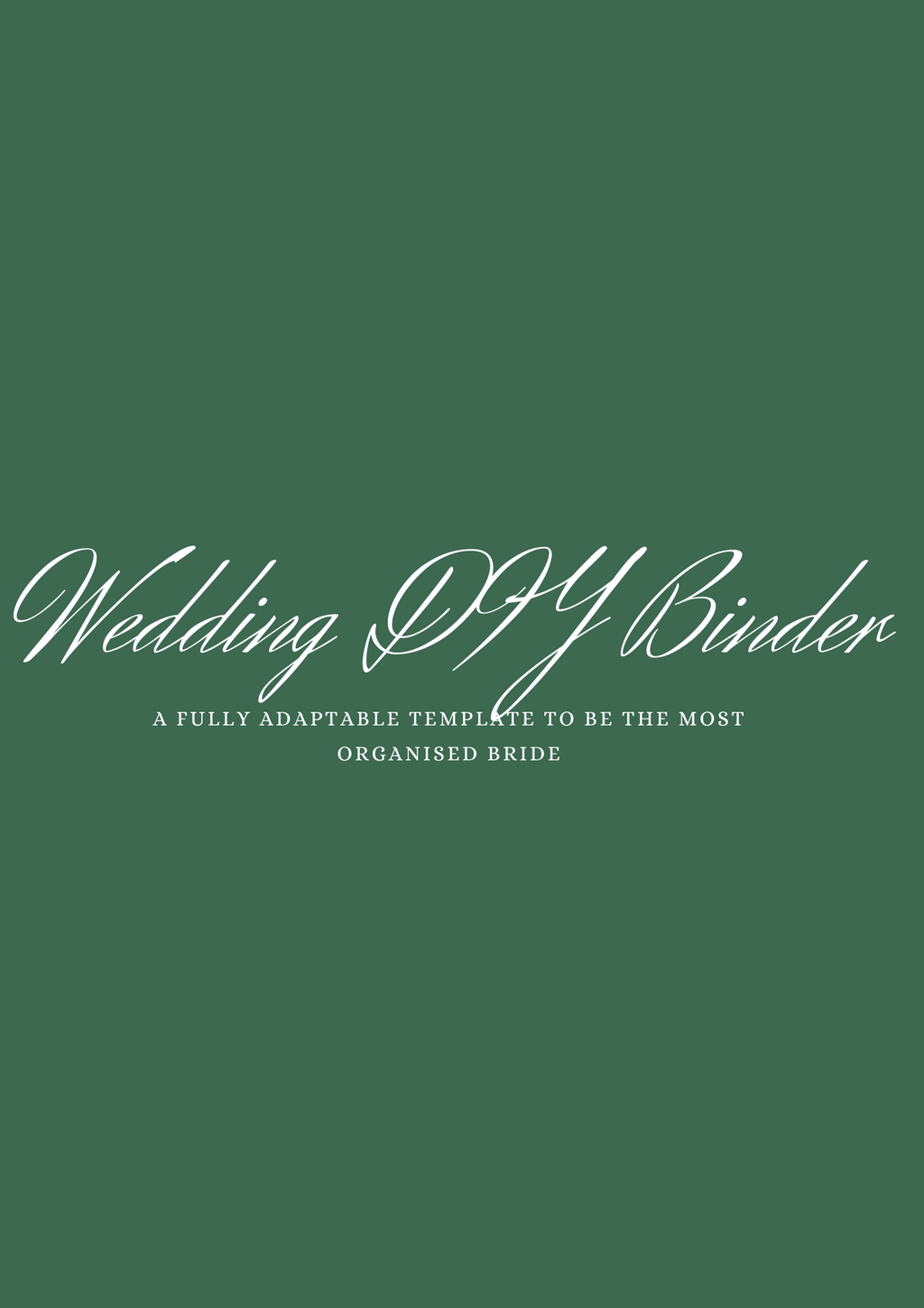 The Ultimate Digital Wedding planner