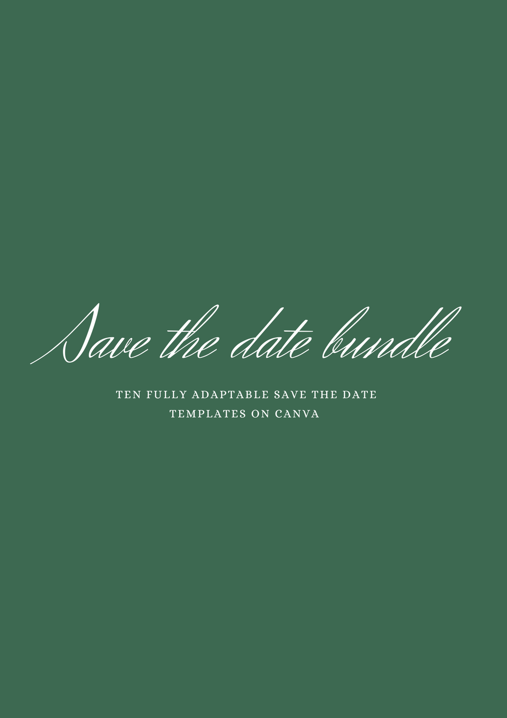 Save the Date Bundle - Ten Simple Designs
