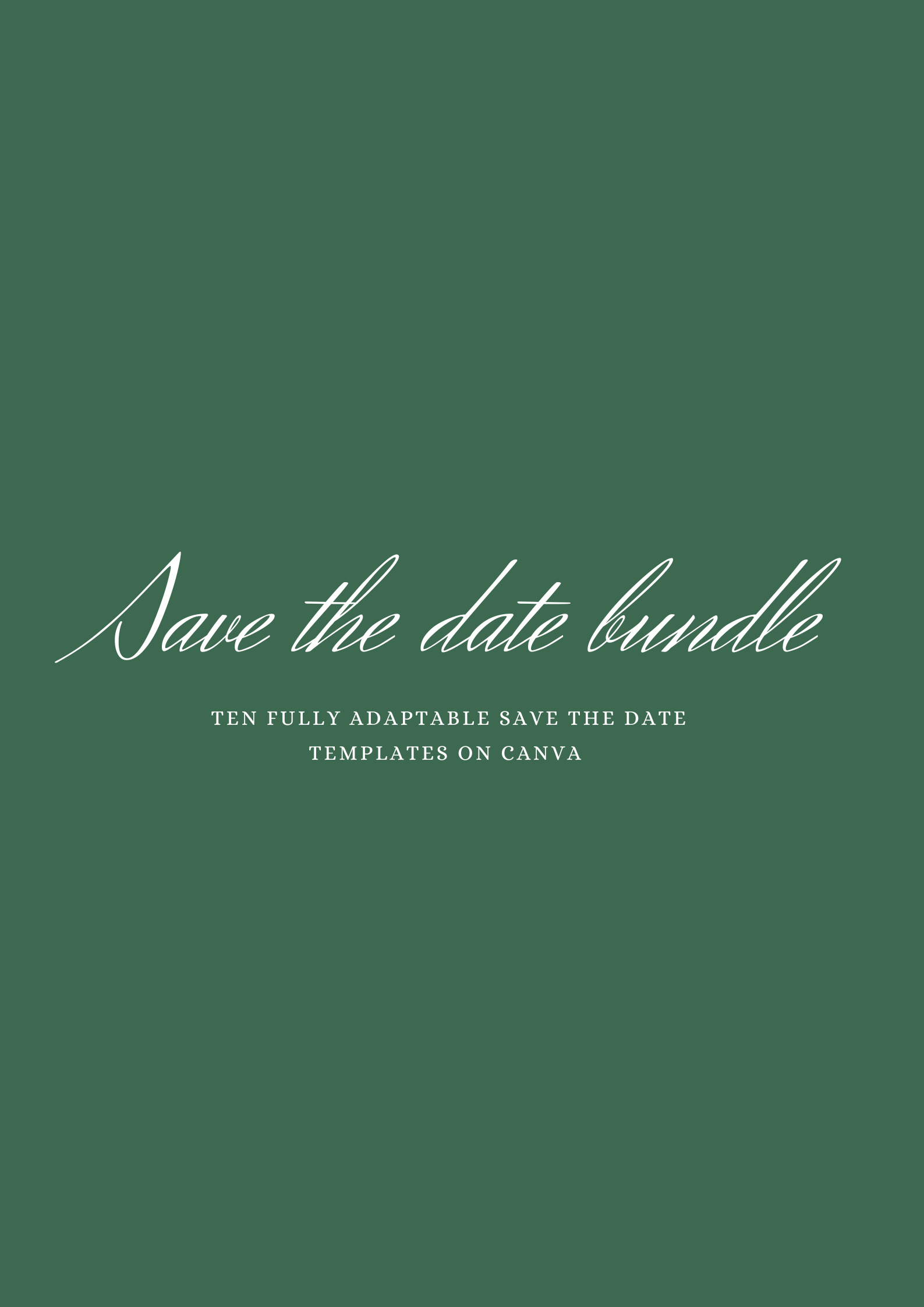 Save the Date Bundle - Ten Simple Designs