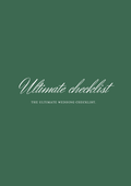 The Ultimate Wedding Checklist- Digital Download Checklist