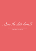 Save the date bundle