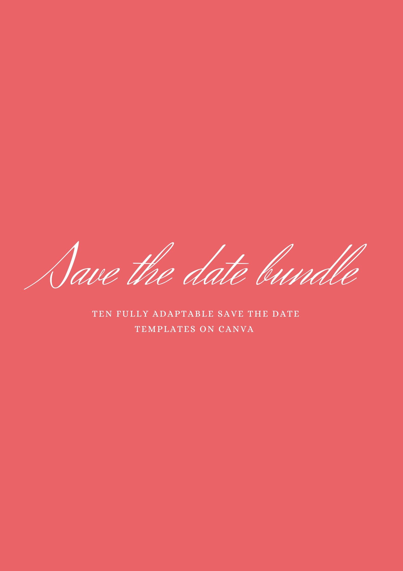 Save the date bundle