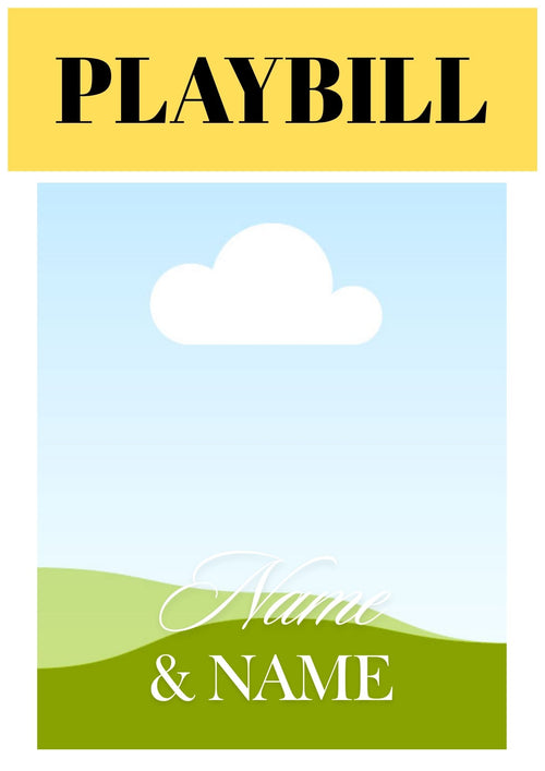 Programme Playbill - Template
