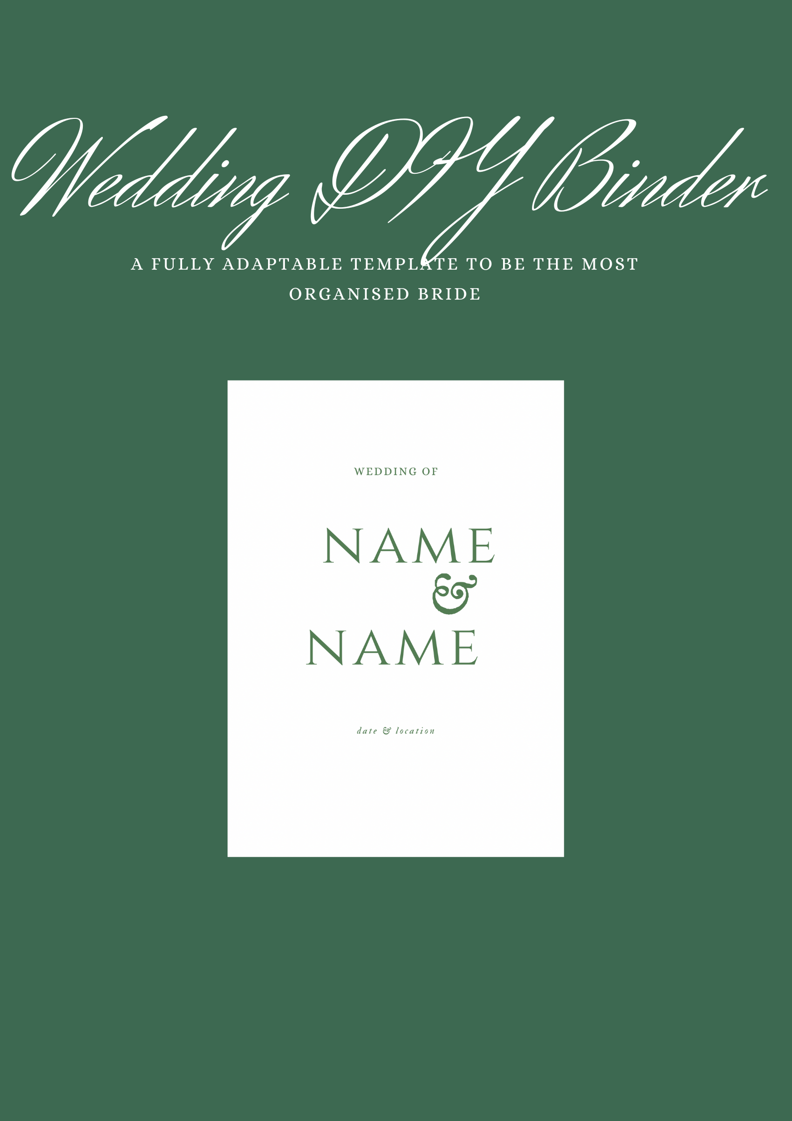 The Ultimate Digital Wedding planner