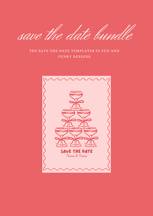 Save the date bundle