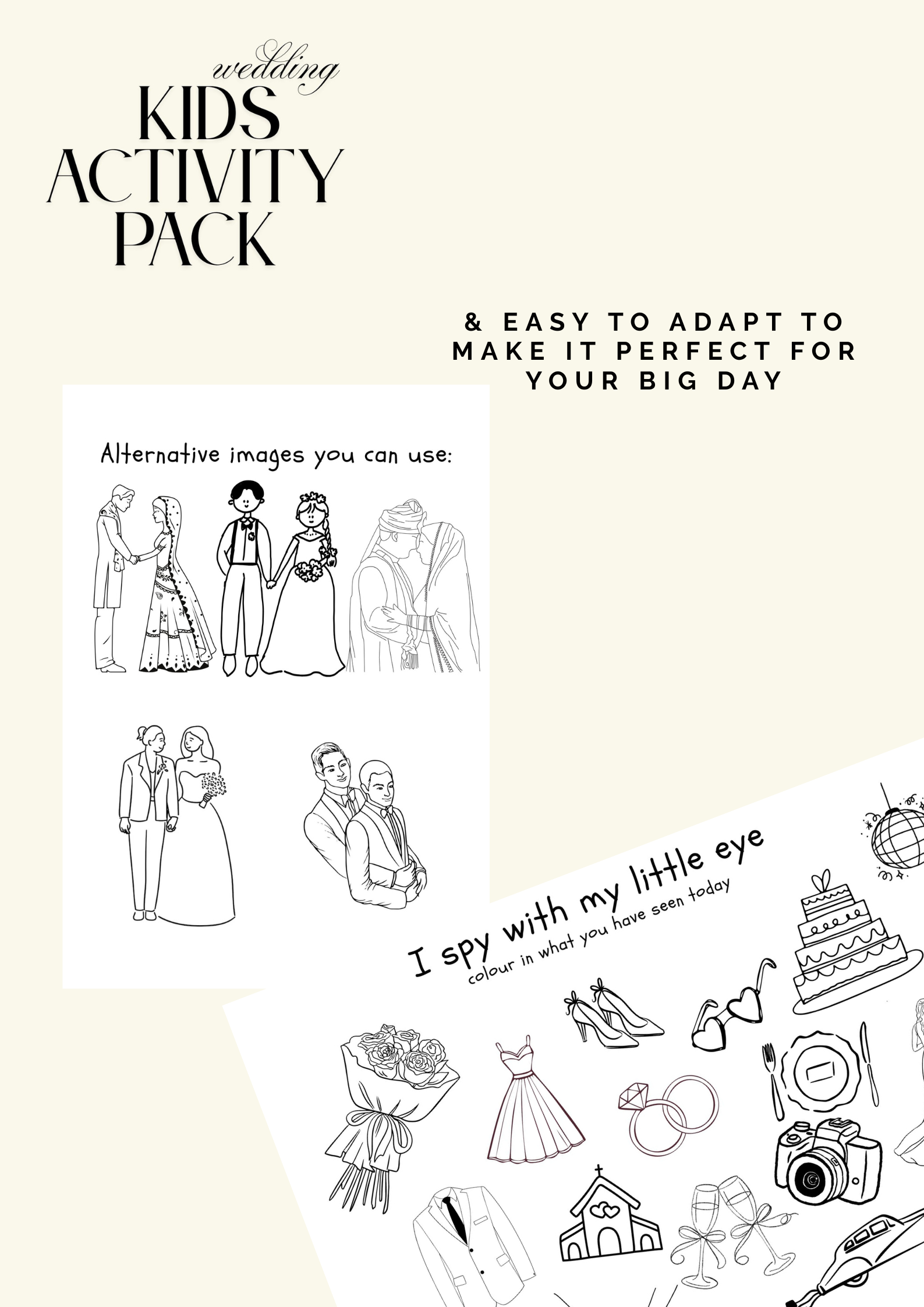 Kids Wedding Activity Pack