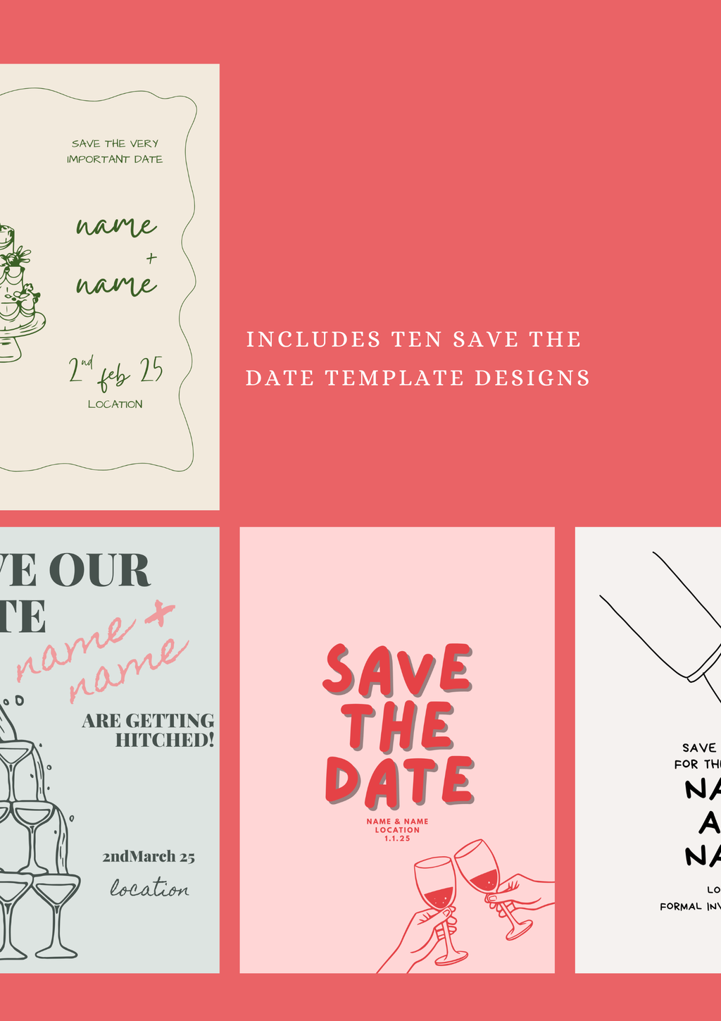 Save the date bundle